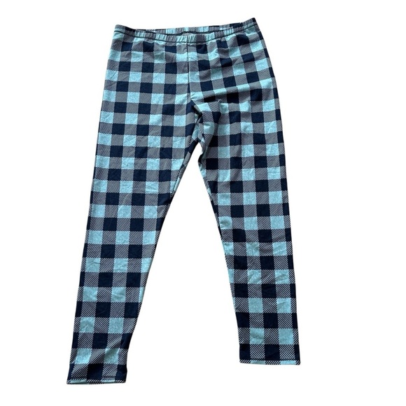 Climate Right by CuddlDuds Women’s Blue & Navy Plaid Pajama Pants Sz XL GUC - Picture 1 of 5